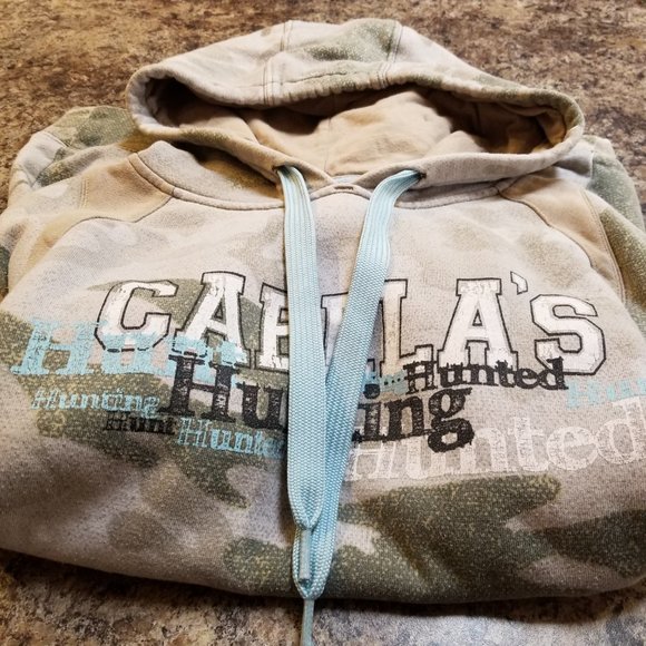 ❤️🛍️Cabela Kangaroo Camouflage Camo Hoodie  Size M❤️🛍️ - Picture 12 of 12